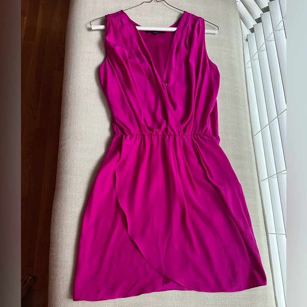 Blaque Label Pink V-Neck Sundress Mini